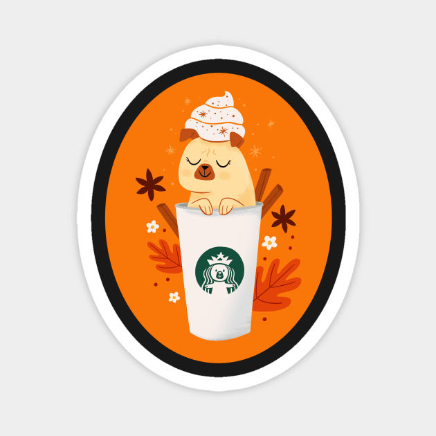 Starpugs Latte Magnet by esturgeo