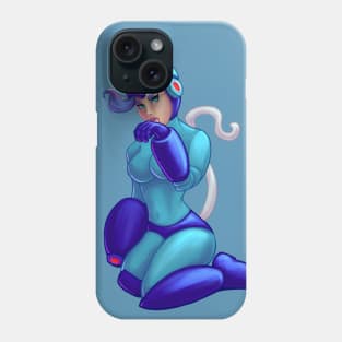 Darkstalkers Felicia in MegaMan Costume Phone Case