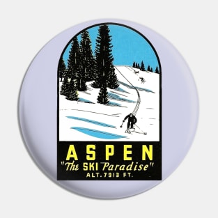 Aspen Colorado Vintage Ski Pin