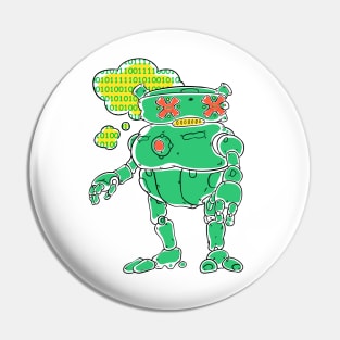 Funny robot Pin