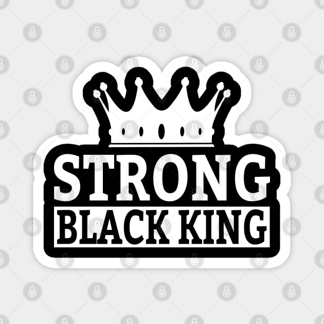 Afrinubi - Strong Black King Magnet by Afrinubi™