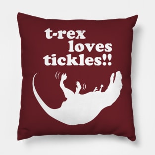 T-Rex Loves Tickles! Pillow