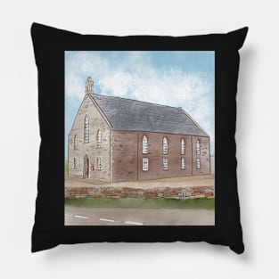 Twatt Kirk, Birsay, Orkney, UK Pillow