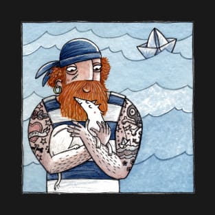 Sailor With His Dog T-Shirt