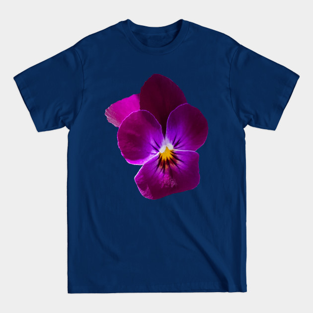 Purple Violet Flower Photo - Flower - T-Shirt