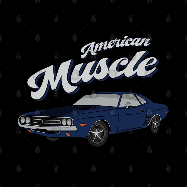 American Muscle Car 60s 70s Vintage by MadeByBono