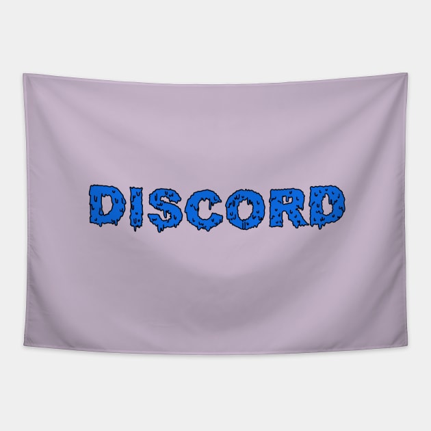 Discord Slime (blue) Tapestry by evidenceofforms