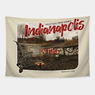 Indianapolis Shopping Cart Tapestry