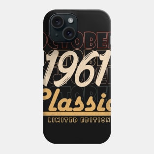 october 1961 birthday Phone Case