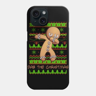 Christmas Dabbing Gingerbread Man - Dab Dance Slogan 1 Phone Case