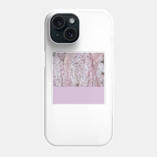 Pastel amethyst on marble Phone Case