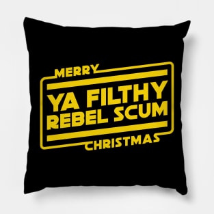 Merry Christmas Ya Rebel Scum Pillow