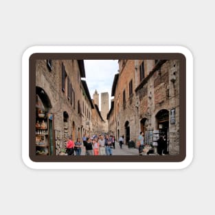 Window Shopping in San Gimignano Magnet