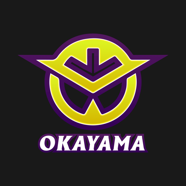 Okayama Prefecture Japanese Symbol by PsychicCat