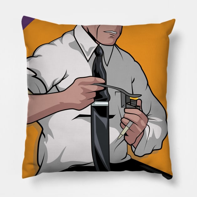 Albatross Pillow by TommyArtDesign