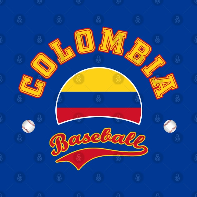 Colombia Baseball Team by CulturedVisuals