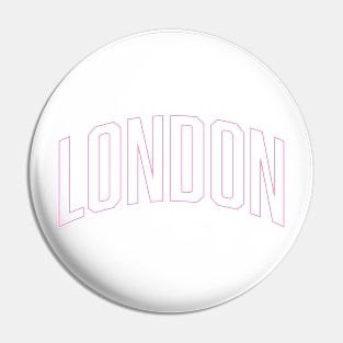 London Pink Outline Pin