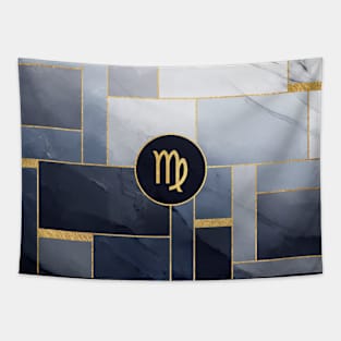 Virgo Zodiac Sign Pattern Tapestry