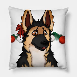 Cute German Shepherd Drawing Pillow