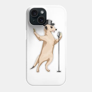 Meerkat Singer Microphone Music Phone Case