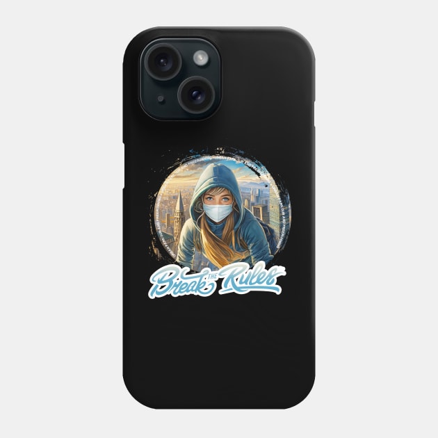 Break the Rules - Parkour Phone Case by Kelimok