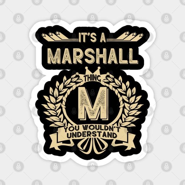 Marshall Magnet by Ban Guns Not Books- Typography fullcolor