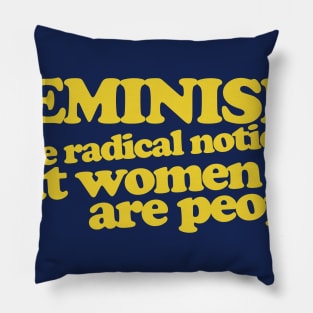 Feminism defined Pillow