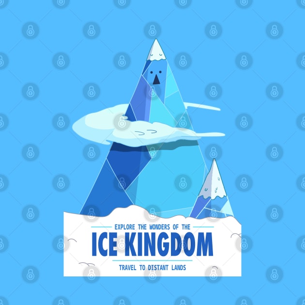 Ice kingdom Travel poster by AO01