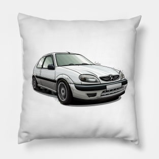 Citroen Saxo Illustration Pillow