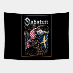 The Rock Skull of Flag Tapestry