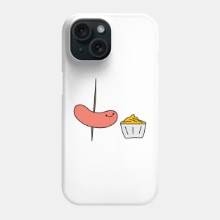 Sausage and mustard Phone Case