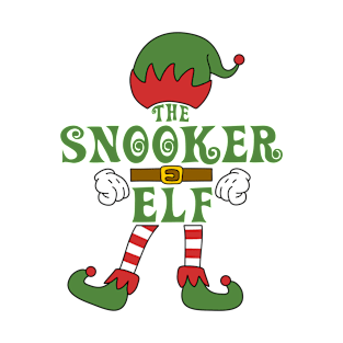 The Snooker Elf Christmas Family Matching Outfits Group Attire T-Shirt