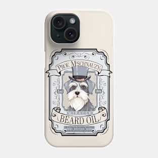 Professor McSchnauzy's Miracle Beard Oil Fun Satire Phone Case