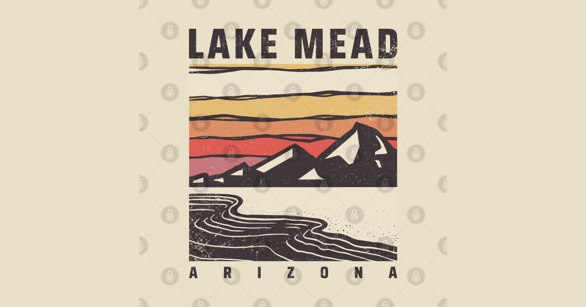 Lake Mead, Arizona Lake Mead Arizona TShirt TeePublic