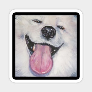 samoyed Fine Art Painting Magnet