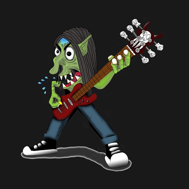 Guitar Goblin by Toonacarbra Studio