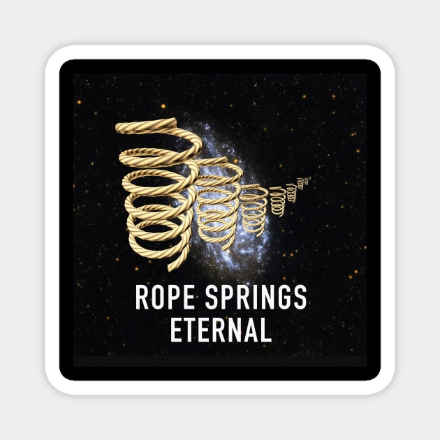 ROPE SPRINGS ETERNAL Magnet by PAUL BOND CREATIVE