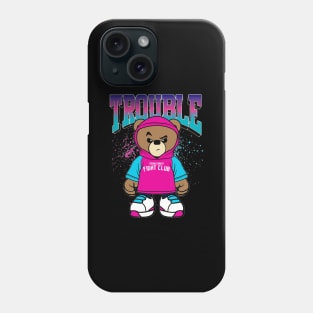 teddy bear fight club Phone Case