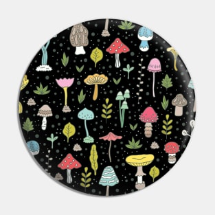 Mushrooms Pin