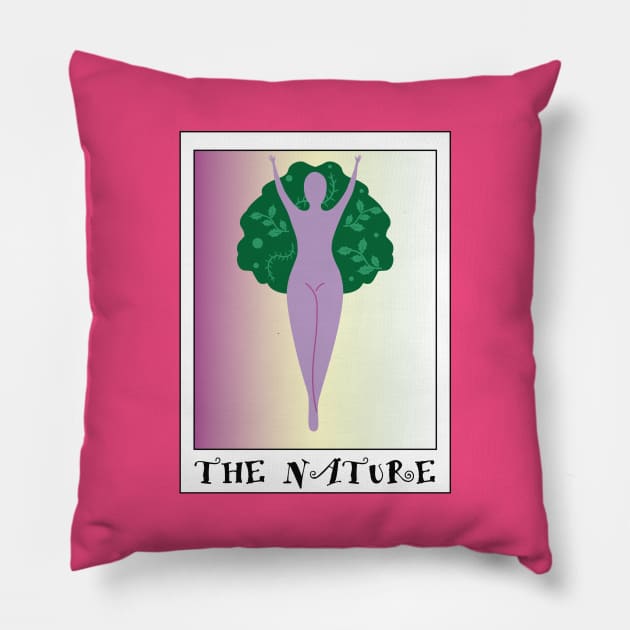 Tarot The Nature Pillow by MichelMM