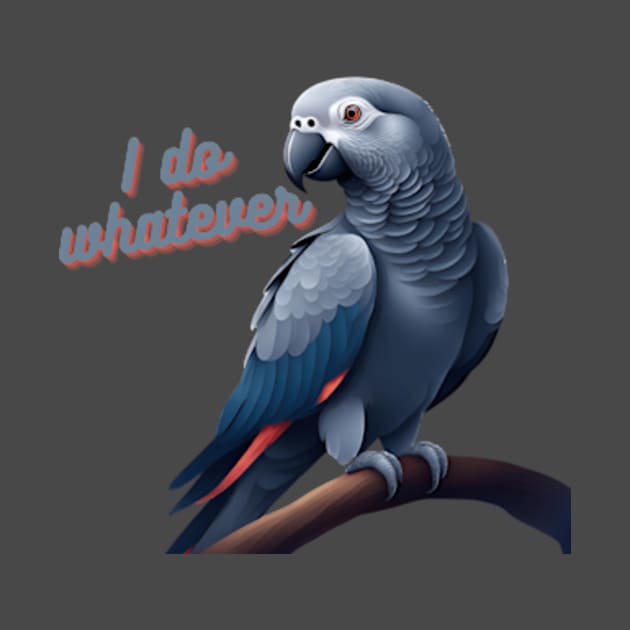 african grey parrots by CustomCraze