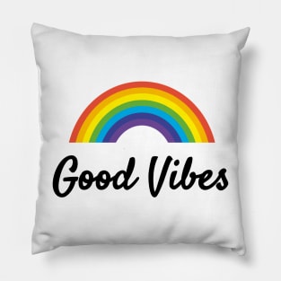 Good vibes rainbow happy gifts mugs shirts Pillow