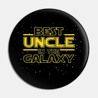 Uncle Shirt Gift for New Uncle, Best Uncle in the Galaxy Pin