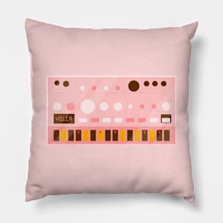 Peach Volca Bass Synthesizer Pillow