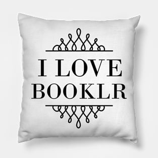 I Love Booklr Pillow