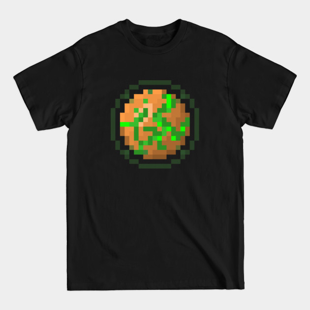 Minecraft Earth Orb Pixel Art - Minecraft - T-Shirt