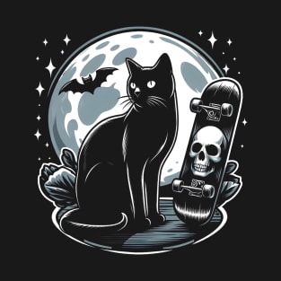 Skateboard cat T-Shirt