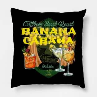 Banana Cabana Caribbean Beach Resort Orlando Pool Bar Pillow