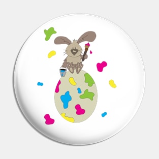 Rabbit the painter Pin