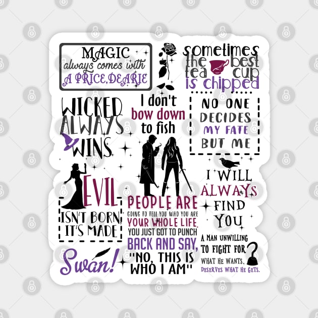 OUAT quotes Magnet by KsuAnn